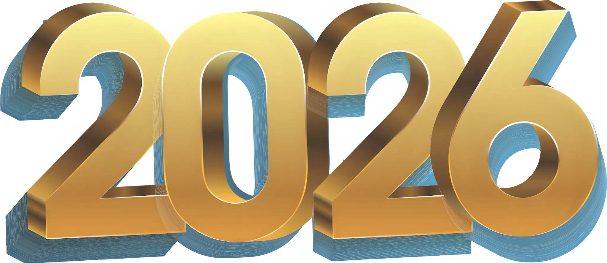 2026 clock decoration